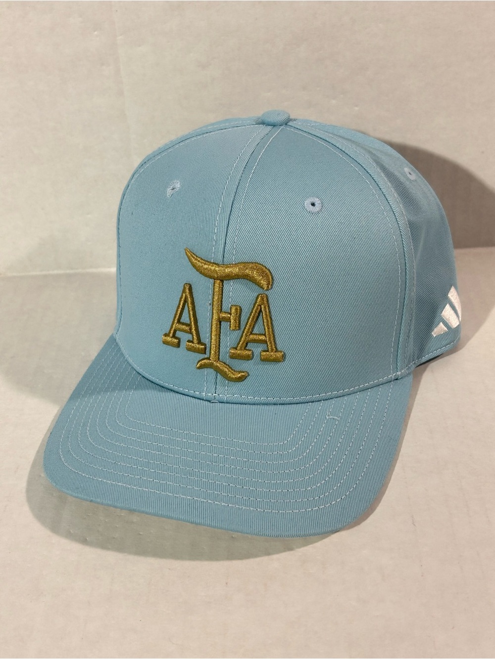 Authentic Adidas Argentina 2026 World Cup Snapback Hat Icey Blue Official AFA